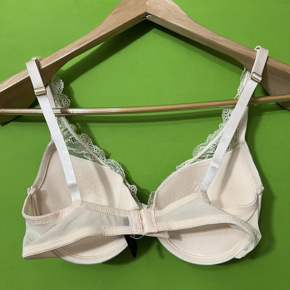 Marilyn Monroe Intimates‎ bra pink cream lace size 34C Womens - Picture 3 of 3
